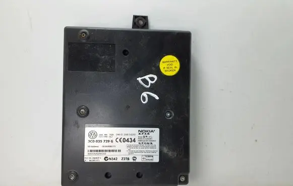 Volkswagen PASSAT B6 Bluetooth control unit module 3C0035729G