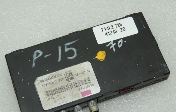 Peugeot 407 Aerial antenna amplifier 9655888380 6561EC