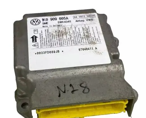 Volkswagen Golf V Airbag control unit/module 1K0909605A