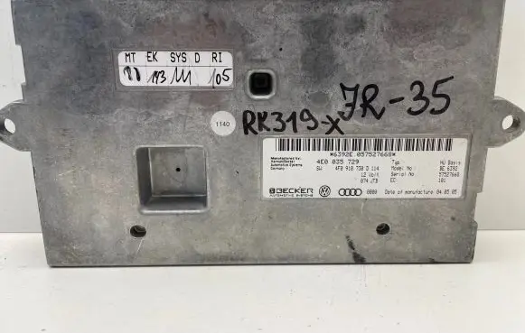 Audi A6 S6 C6 4F MMI control unit 4E0035729 4F0910730D
