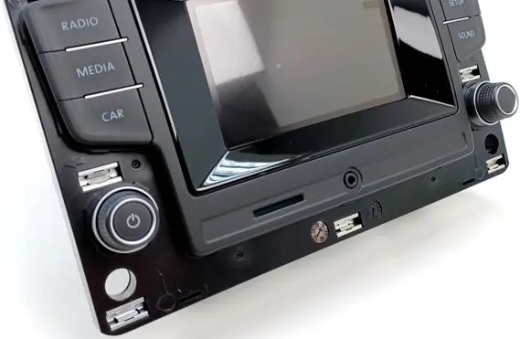 Volkswagen Golf V Navigation unit CD/DVD player 510035887A