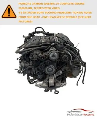 Porsche Cayman 987 Engine M97.21 M9721