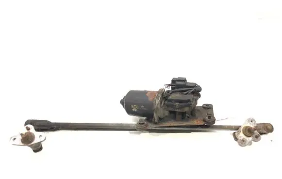 Front wiper linkage and motor