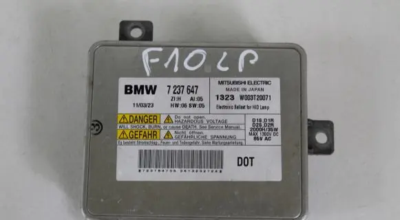 BMW 5 F10 F11 Headlight ballast module Xenon 7237647