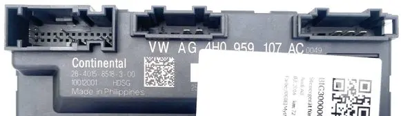 Audi A8 S8 D4 4H Tailgate/trunk control unit/module 4H0959107AC