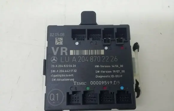 Mercedes-Benz C W204 Door control unit/module A2048702226