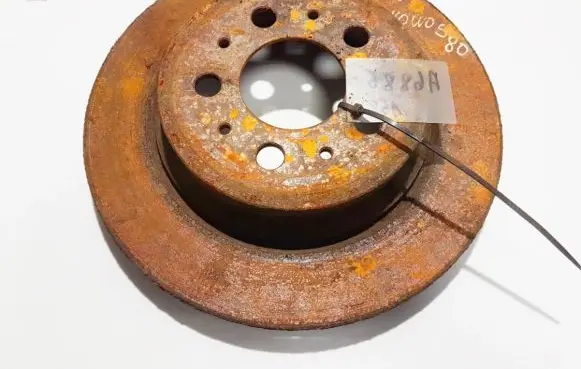 Volvo S80 Rear brake disc neventiliuojamas
