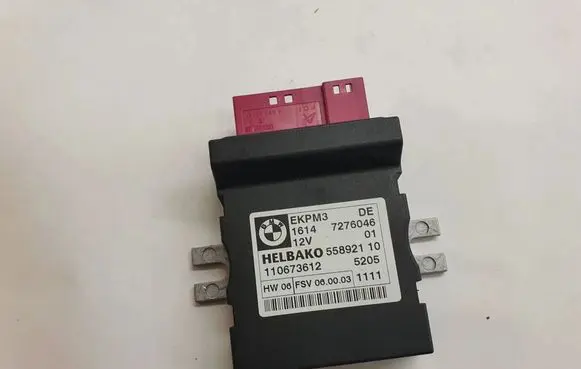 BMW 3 E90 E91 Fuel injection pump control unit/module 7276046