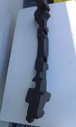 Front bumper foam support bar