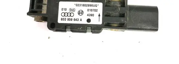 Audi A4 S4 B6 8E 8H Airbag deployment crash/impact sensor 8E0959643A