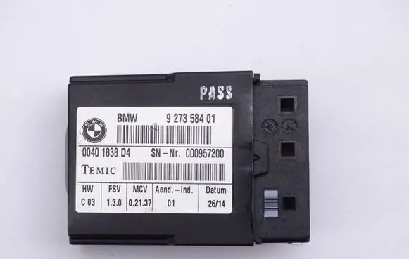 BMW 4 F32 F33 Seat control module 9273584