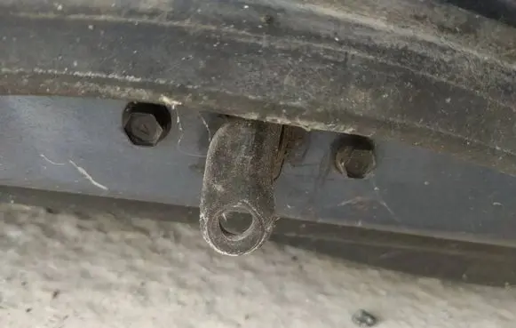 Hyundai Matrix Rear door check strap stopper