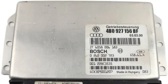 Audi A6 S6 C5 4B Gearbox control unit/module 4B0927156BF 0260002723