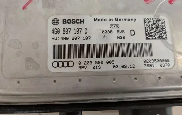 Audi A6 S6 C7 4G Camera control unit module 4G0907107D 4H0907107