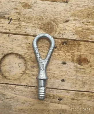 Towing hook eye
