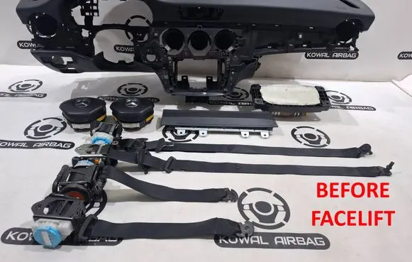 Mercedes-Benz GLA W156 X156 Airbag set with panel A1176800801 308190395162AC 308237595162