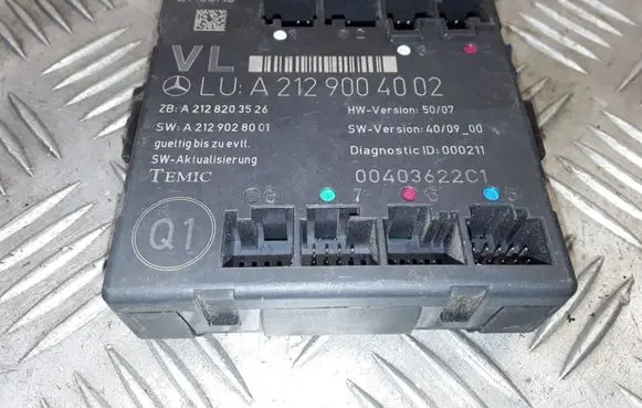 Mercedes-Benz E W211 Door control unit/module A2129004002 00403622C1