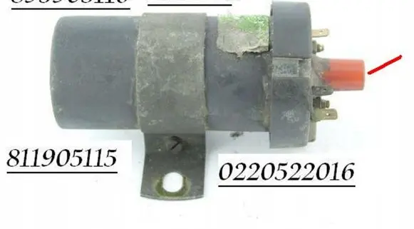 Volkswagen Caddy High voltage ignition coil 0220522016 893905116