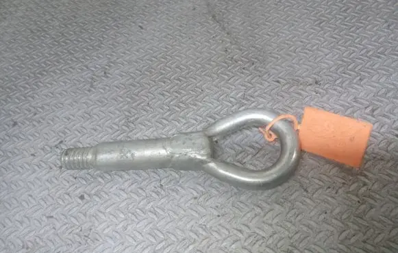 Towing hook eye