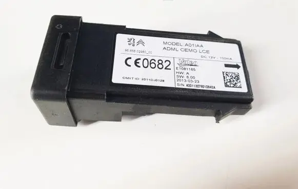 Peugeot 508 RXH Immobilizer control unit/module 9665602980