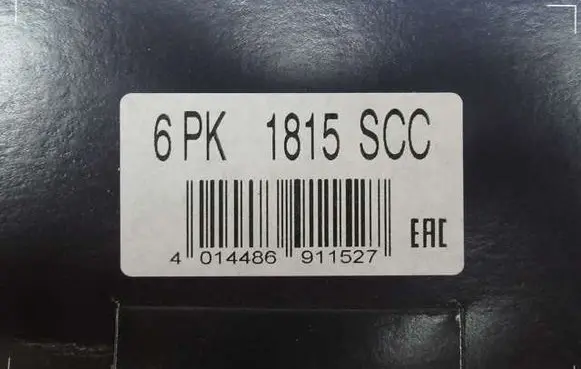 Seat Ibiza IV (6J,6P) Alternator belt 6PK1815SCC