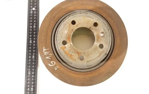 Opel Astra J Rear brake disc 13502869