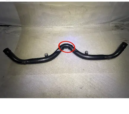 Porsche Macan (95B) Turbo air intake inlet pipe/hose 95B145762D