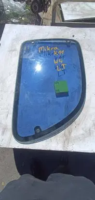 Nissan Micra Rear door window glass 1212123