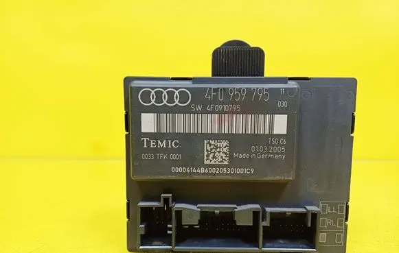 Audi A6 S6 C6 4F Door control unit/module 4F0959795