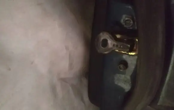 Mazda 6 Rear door check strap stopper