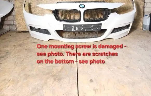 BMW 3 F30 F35 F31 Front bumper 