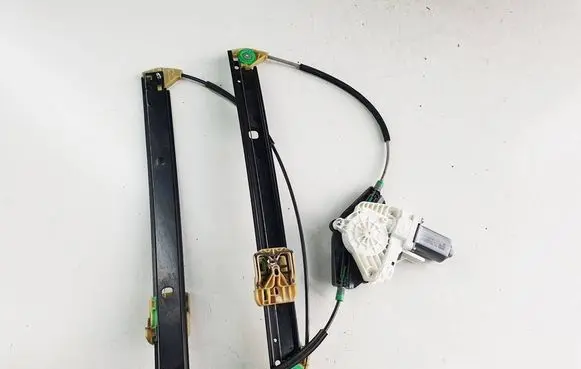 Front door window regulator with motor