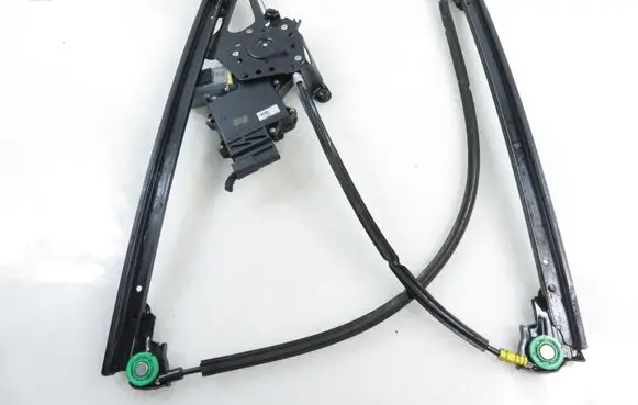 Volkswagen Sharan Front door window regulator with motor 7M3959801