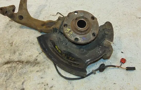 Audi A6 S6 C5 4B Front wheel hub spindle knuckle 8D0407257AM 4A0407615G