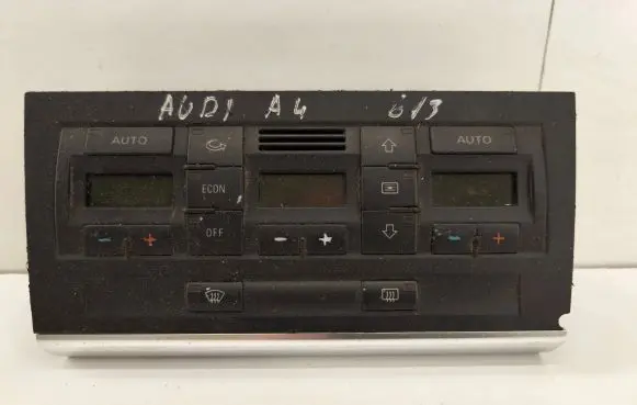 Audi A4 S4 B6 8E 8H Climate control unit 8E0820043AA 1442894