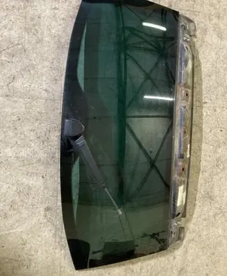 Volkswagen Touareg I Rear windscreen/windshield window 