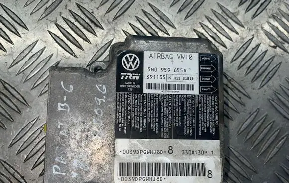 Volkswagen PASSAT B6 Airbag control unit/module 5N0959655A 391135 19H13S1815