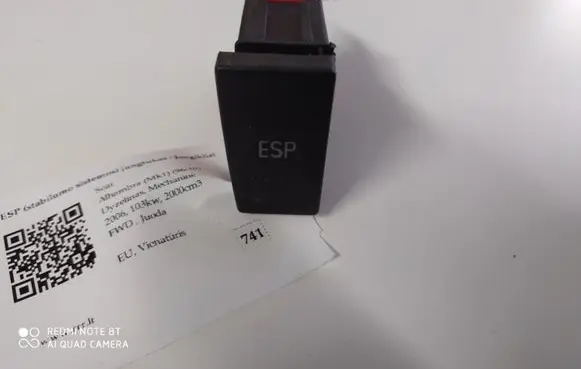 Seat Alhambra (Mk1) ESP (stability program) switch 7M3927134