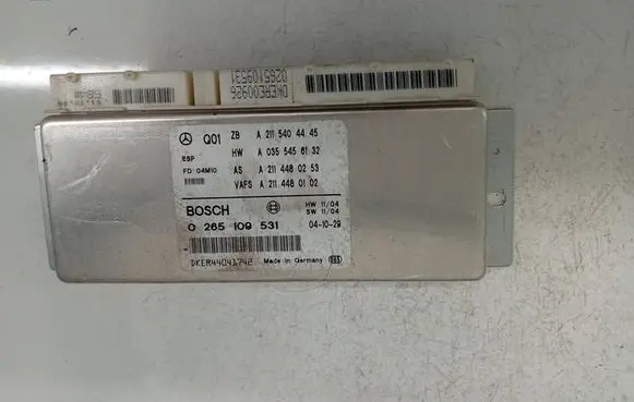 Mercedes-Benz E W211 ESP (stability system) control unit 0265109531 a2115404445