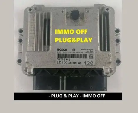 Fiat Ducato Engine control unit/module 51799349 0281014209 41U61L09