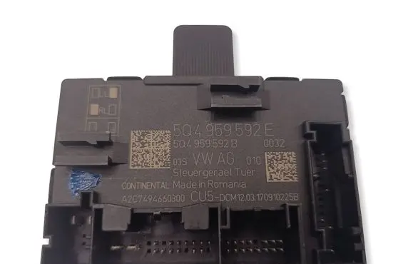 Volkswagen Golf VII Door control unit/module 5Q4959592E 5Q4959592B A2C7494660300