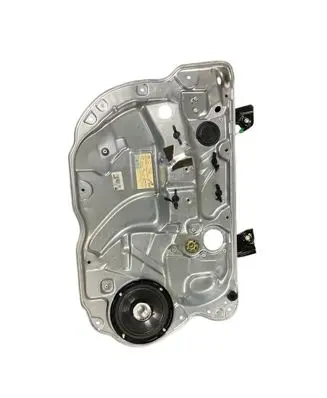 Volkswagen Polo IV 9N3 Front door window regulator with motor 6Q4837755