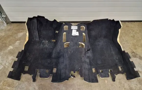 BMW 6 F12 F13 Front floor carpet liner 7286215 7263877 8052389