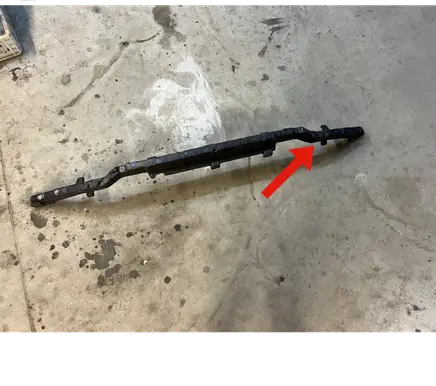 BMW X3 G01 Front bumper foam support bar 7399909 51117399909