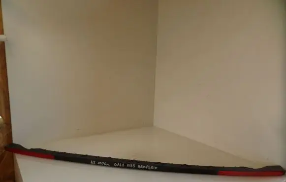 Audi A8 S8 D3 4E Rear bumper trim bar molding 4E0807417B 4E0807421B