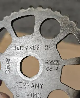 BMW X5 F15 Timing chain sprocket 11417516128 S550MC 0514