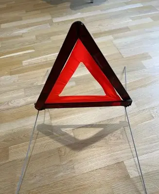 Emergency warning sign
