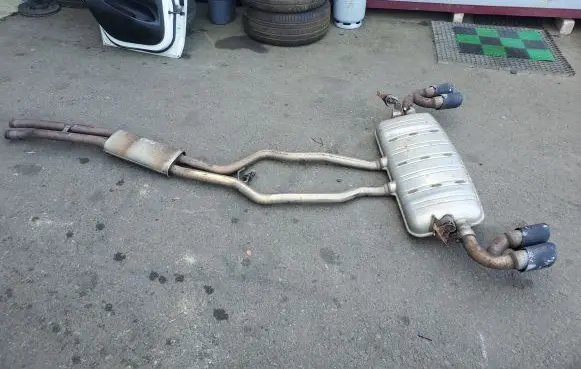 Porsche Cayenne (92A) Muffler/silencer 7P5253211