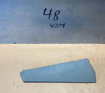 Mercedes-Benz 190 W201 Front passenger seat rail trim 2019192420 14364100