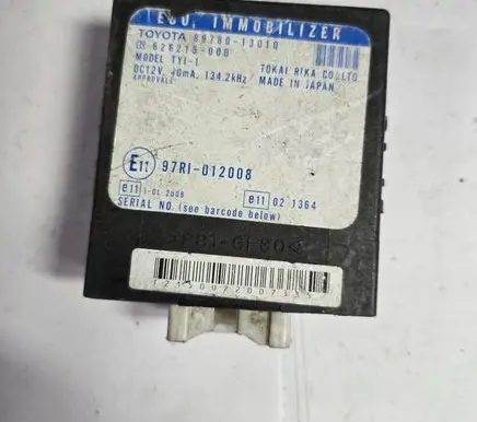 Toyota Corolla Verso E121 Immobilizer control unit/module 8978013010 626215000 97RI012008